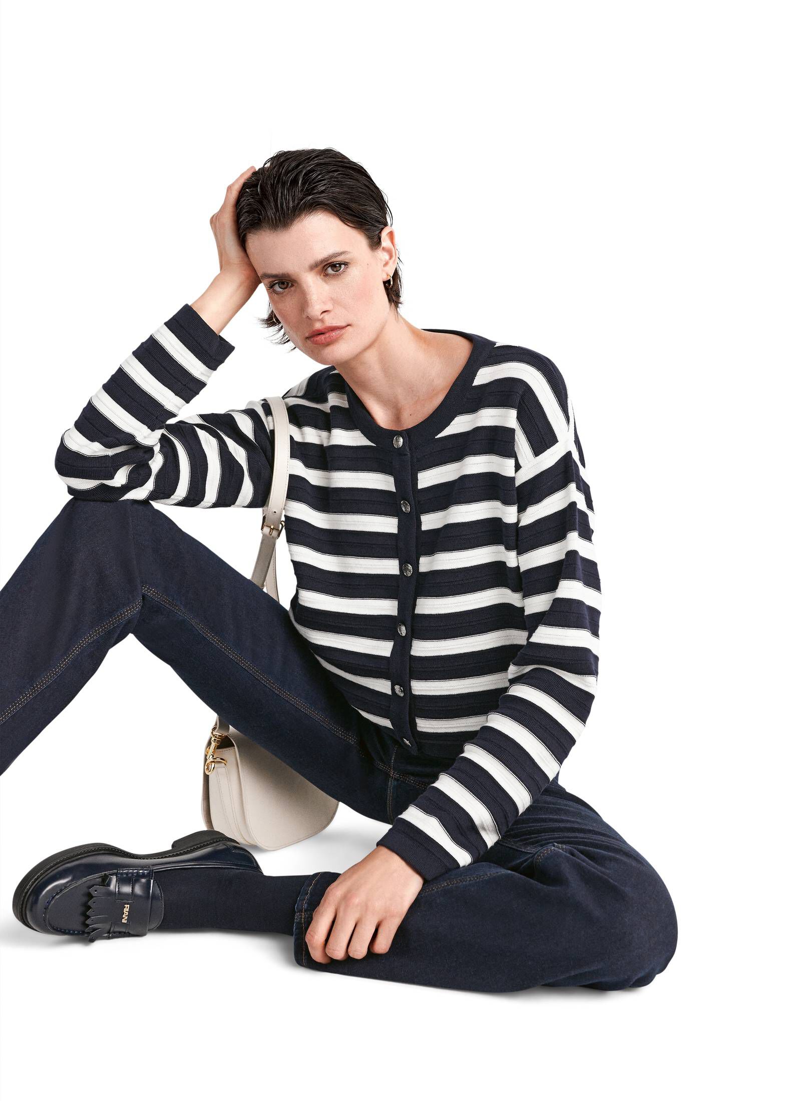 Riani| Damen Strickjacke aus Baumwolle