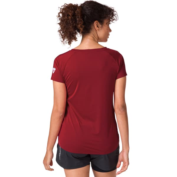 T-shirt randonnée ROSSIGNOL W TECH LIGHT TEE CHERRY