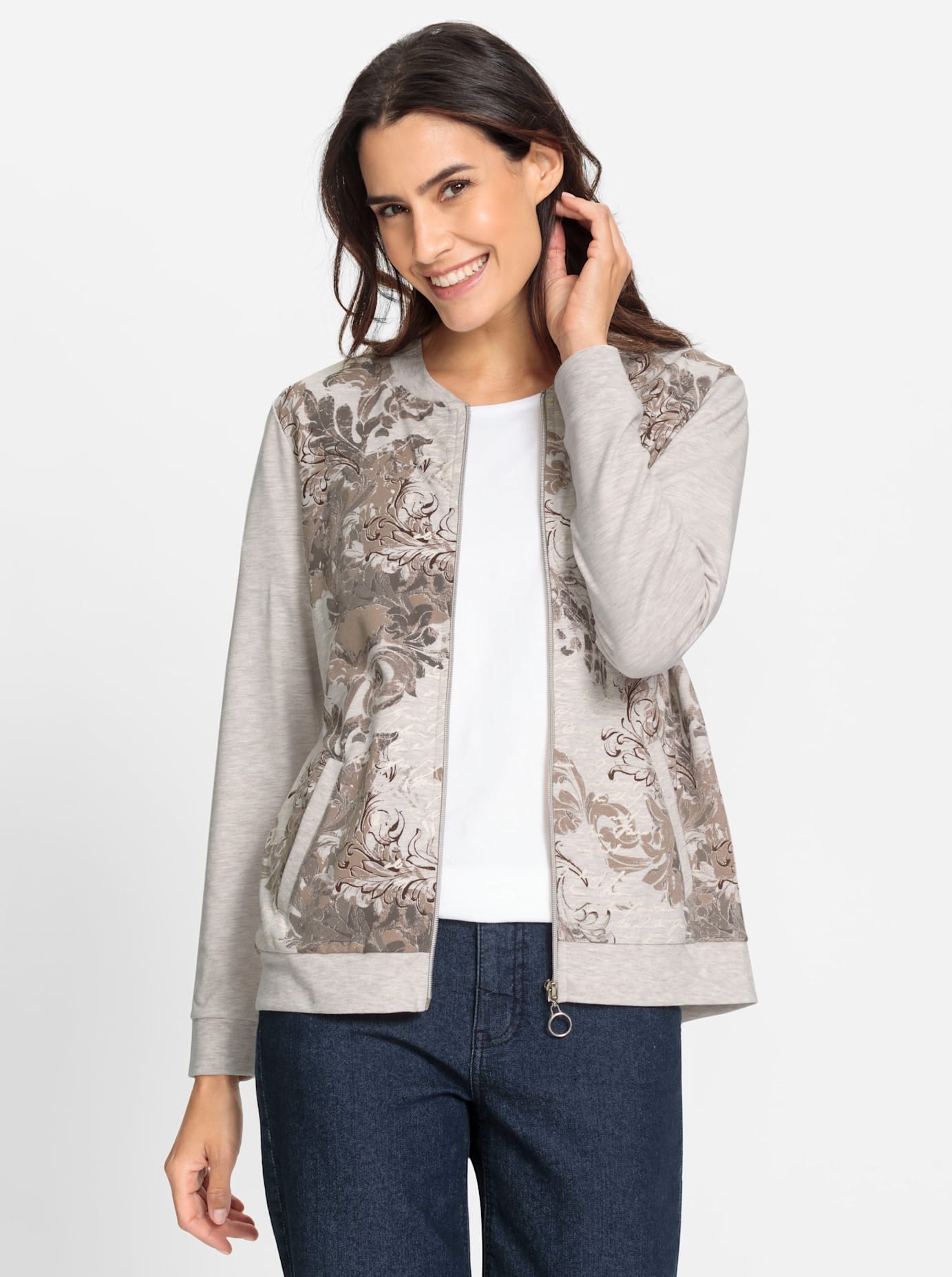 Inspirationen Shirtjacke »Shirtjacke«, 1 Stk.