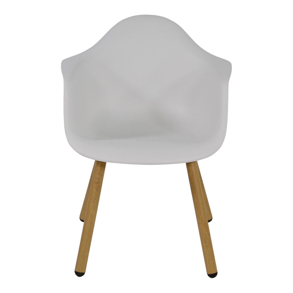 Lesli Living Montreux - Tuinstoel - Wit - 82.5x62.5x44 cm