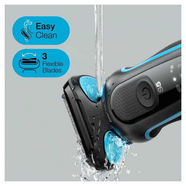 Braun Series 5 51-M4500cs Elektrorasierer mit Barttrimmer, Ladestation