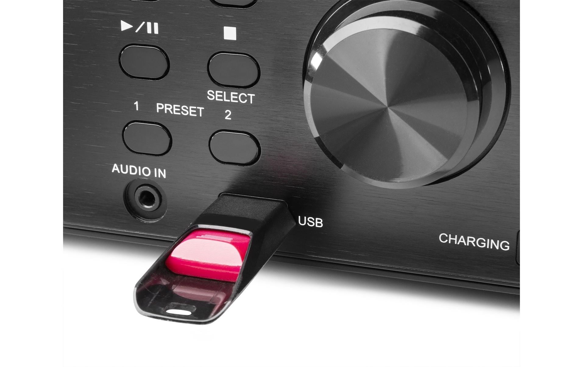 Radio/CD-Player Prato Dunkelbraun<br>DAB+ Radio mit CD-Player