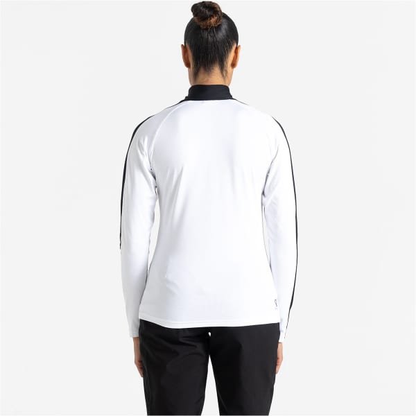 Sweat polaire DARE 2B POWDER CORE STRETCH WHITE/BLACK