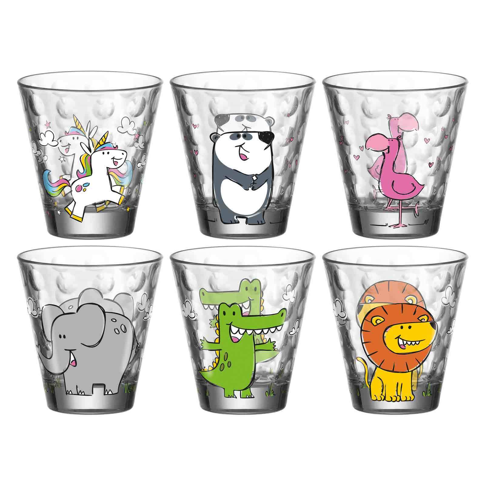 Leonardo Kinderbecher Bambini Optic 215 ml 6er Set