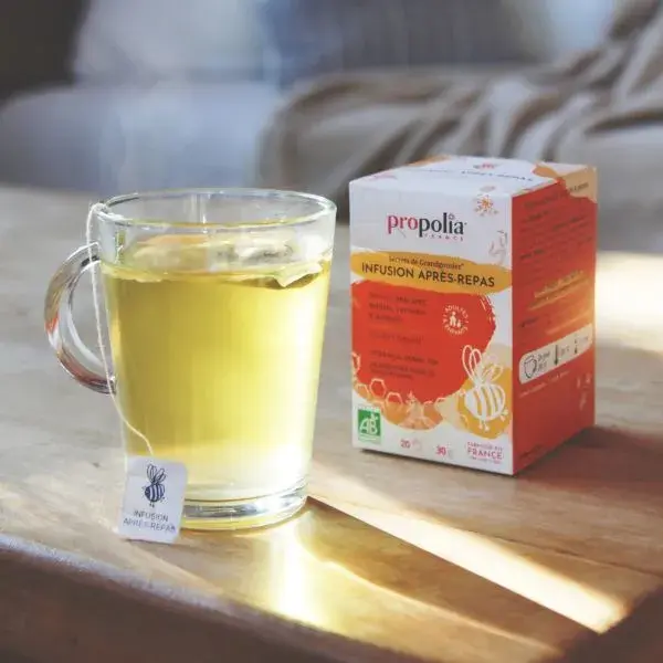 Propolia Infusion Orgânico Pós-Refeição - Pacote com 2 x 20 sachês