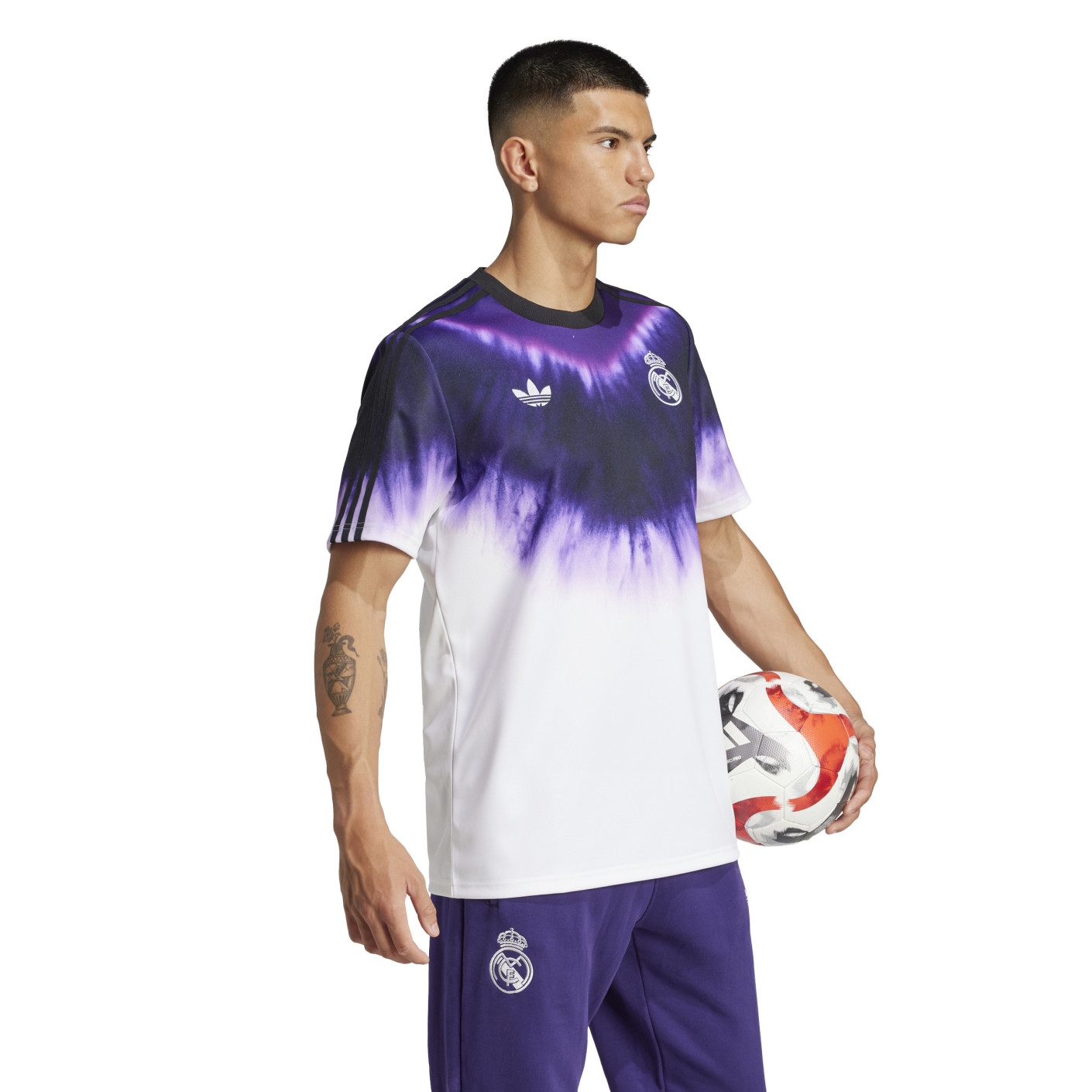 Adidas Real Madrid CNY T-Shirt 2024-2025 Paars Wit Zwart