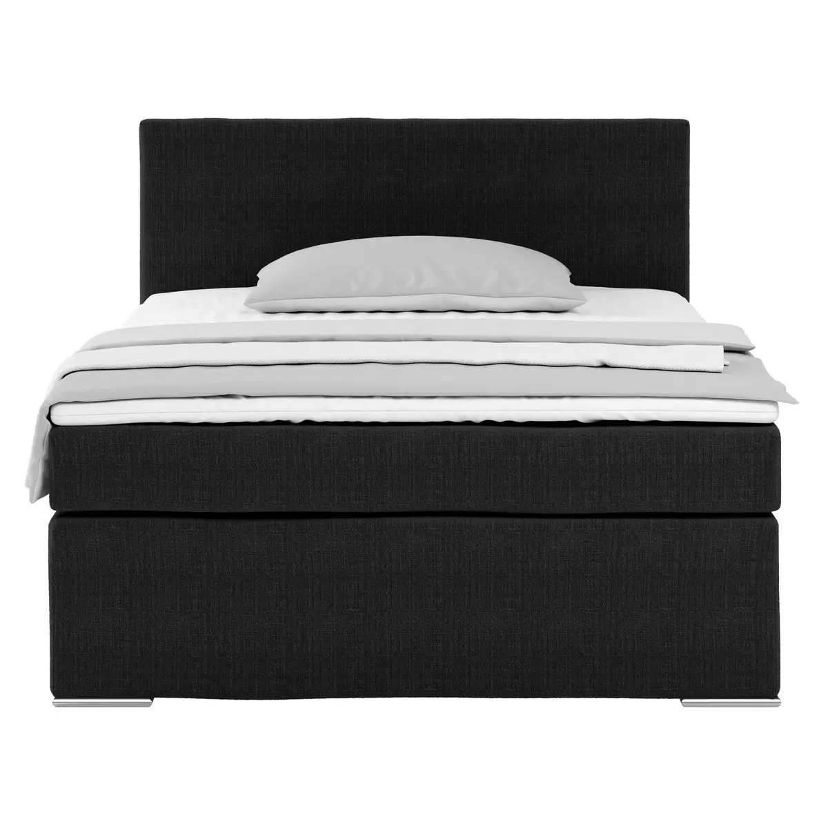Boxspringbett Nero 140 x 200 Schwarz