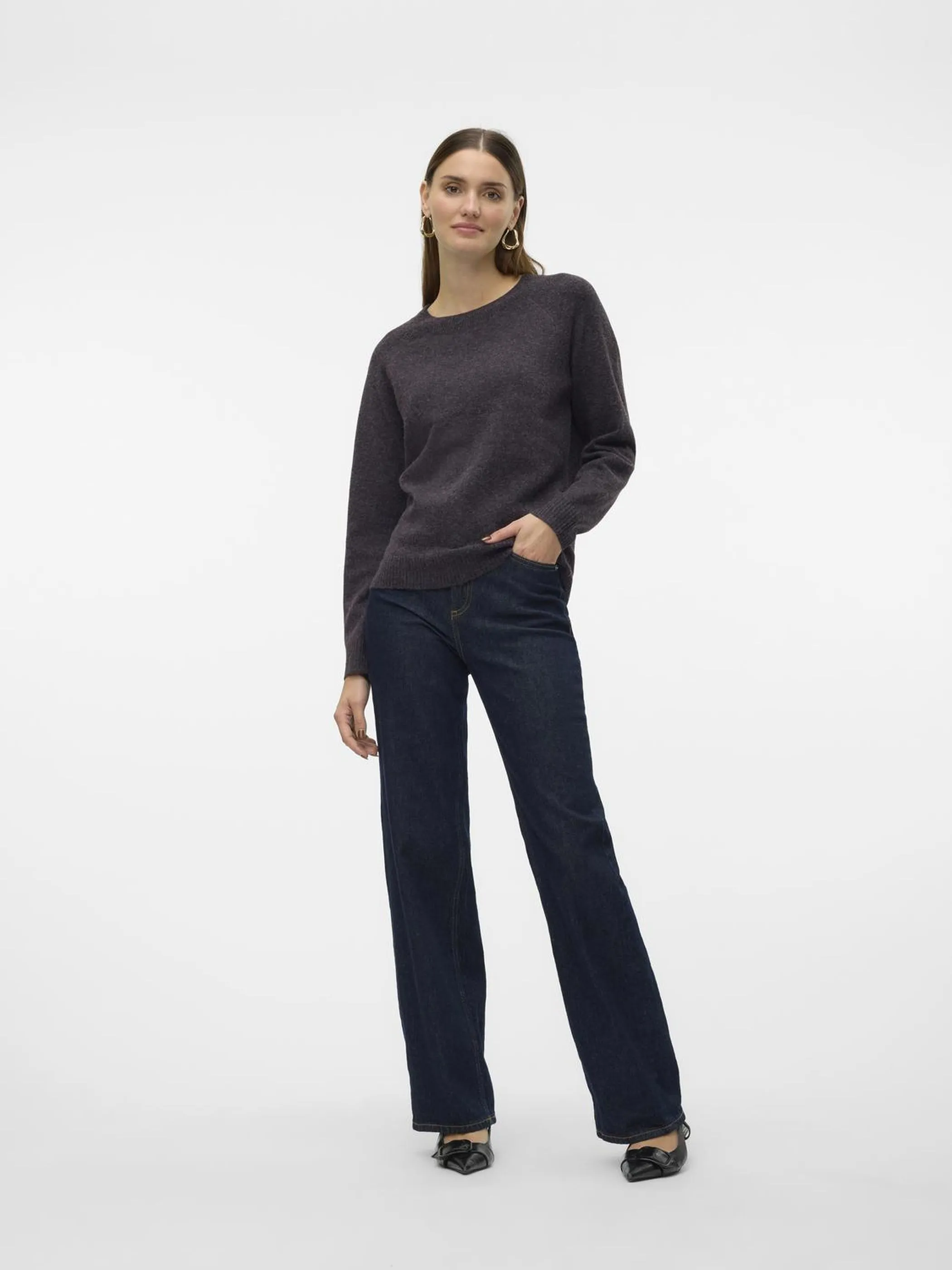 Vero Moda VMDOFFY LS O-NECK BLO Pullover
