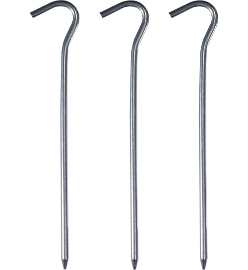 Bent Alu Erdnagel (3 Stück)
