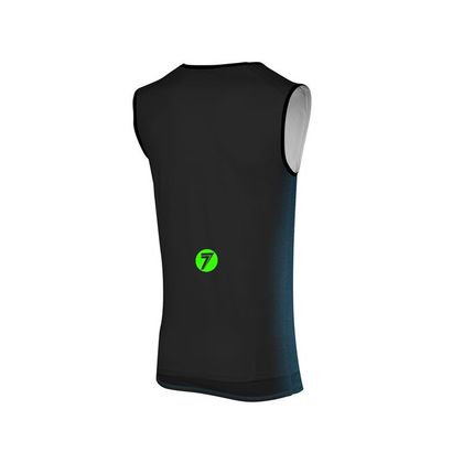 Maillot cross Seven ZERO DISSOLVE ENFANT - Bleu / Noir