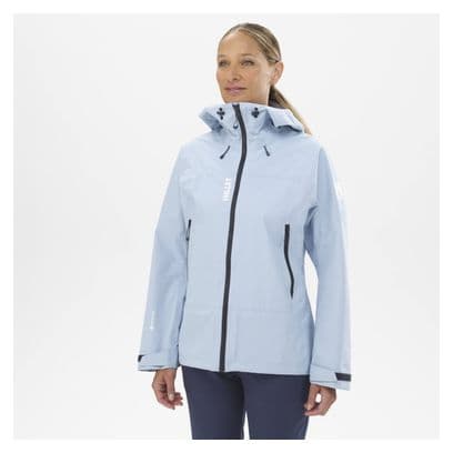 Veste Imperméable Femme Millet Kamet Gore-Tex Bleu Clair