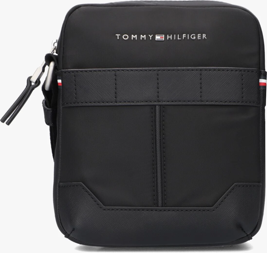 TOMMY HILFIGER zwarte tommy hilfiger reportertas th elevated mini reporter