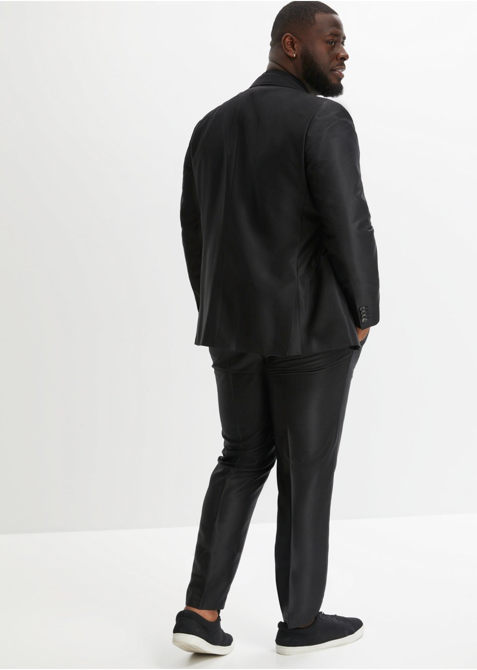 Costume de marié Slim Fit (Ens. 3 pces.) : veste, pantalon, nœud