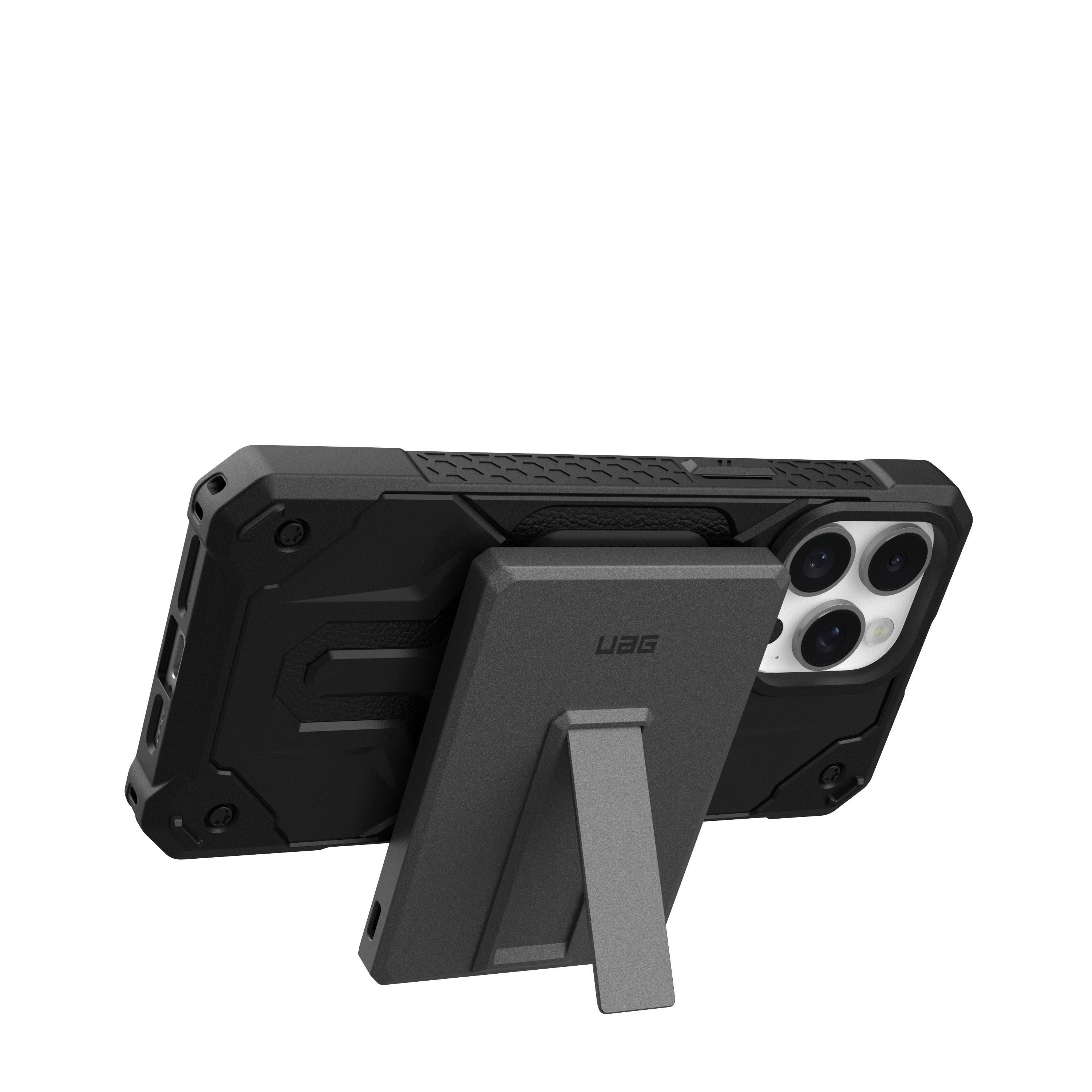 (20W) 5000mAh Slim MagSafe Powerbank USB C Ladegerät mit Kickstand   Ladekabel (9B4417114030) - Titan / Schwarz