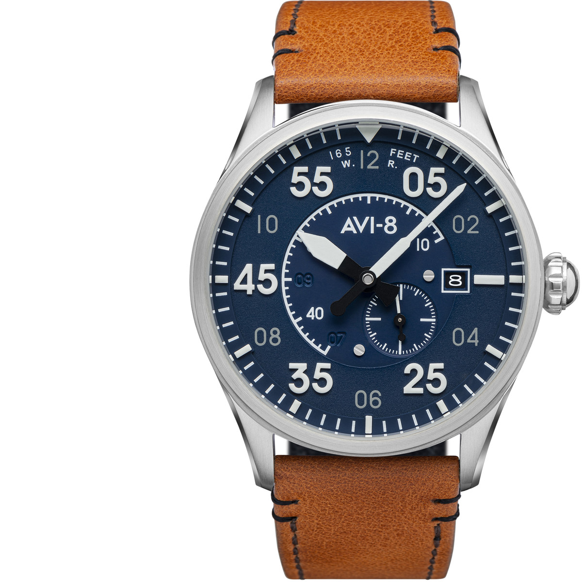 Montre AVI 8 SPITFIRE Bracelet Acier inoxydable