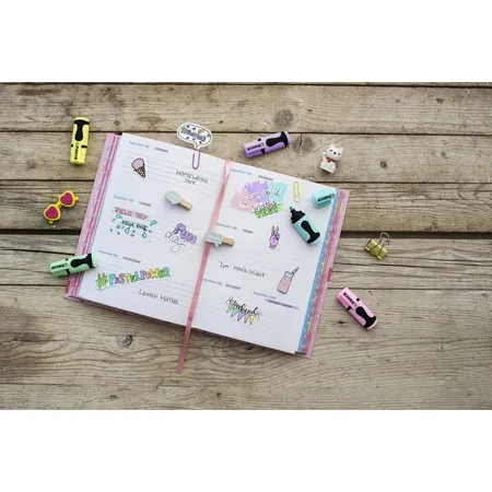 edding 7 Mini Textmarker 5er-Set
