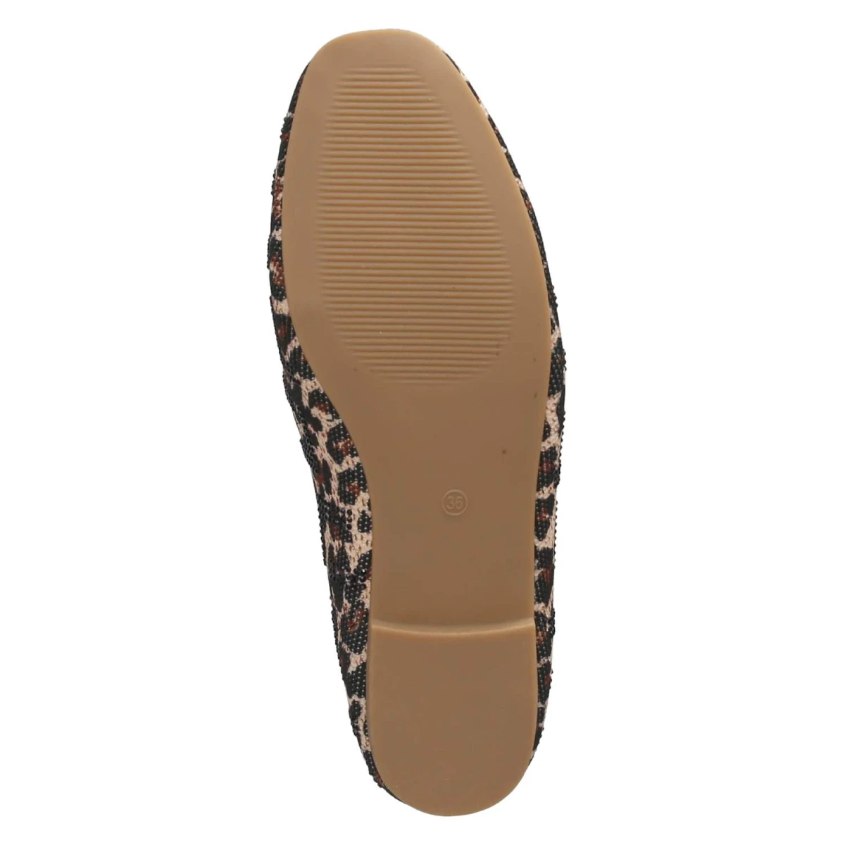 La StradaSlipper - beige leopard