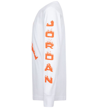 Jordan Bluse - Weiß/Orange