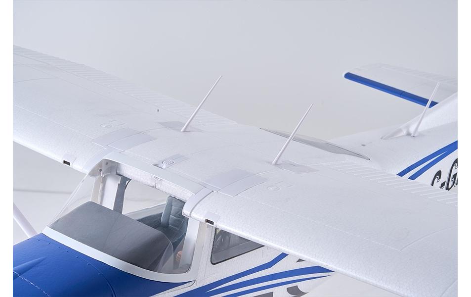 Motorflugzeug Cessna 182 1500 mm Blau, PNP<br>Wendiges Scale STOL Flugmodell