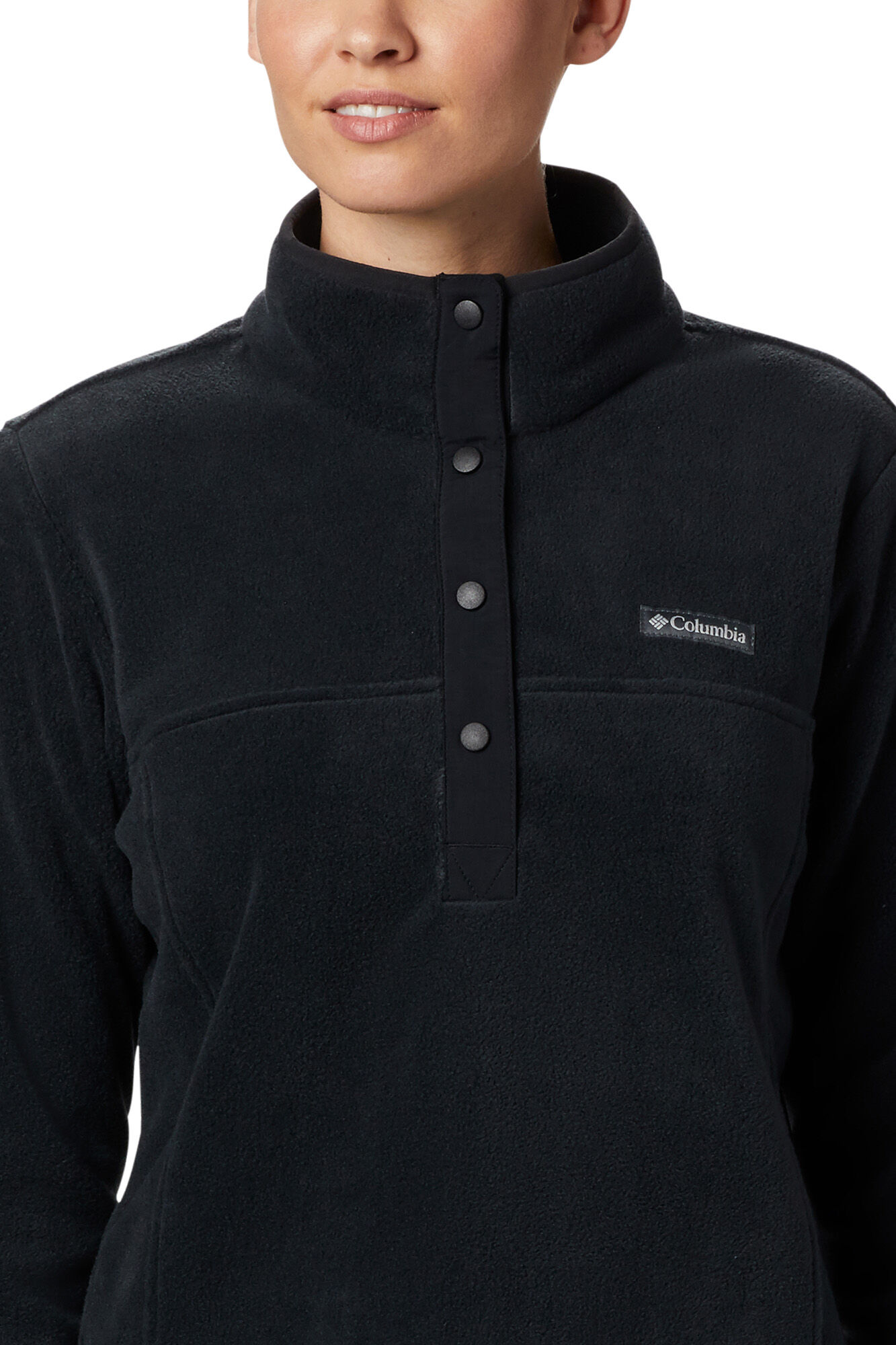 Forro polar com cierre média e pressão Columbia Benton Springs™ - Negro