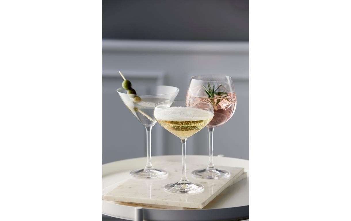Martiniglas Juvel 4 Stück, 28 clGläser für Ihre Lieblingscocktails, Cosmopolitan und mehr
