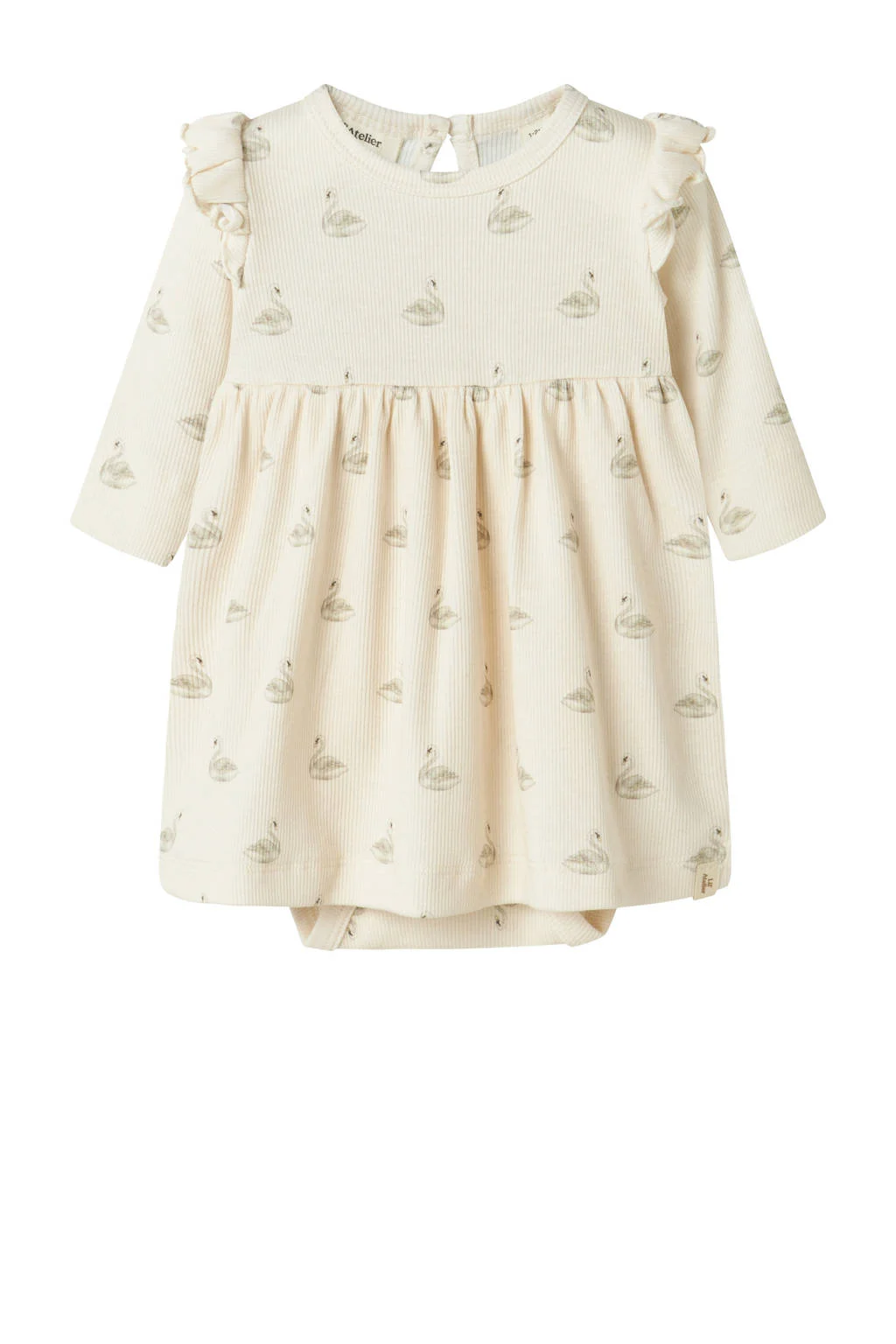 LIL' ATELIER BABY korte jurk ecru