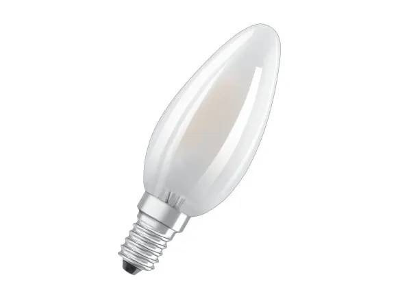 OSRAM LED BASE CLASSIC B - LED-lyspære - form: B35 - E14 - 4 W (tilsvarende 40 W) - klasse E - varmt hvidt lys - 2700 K