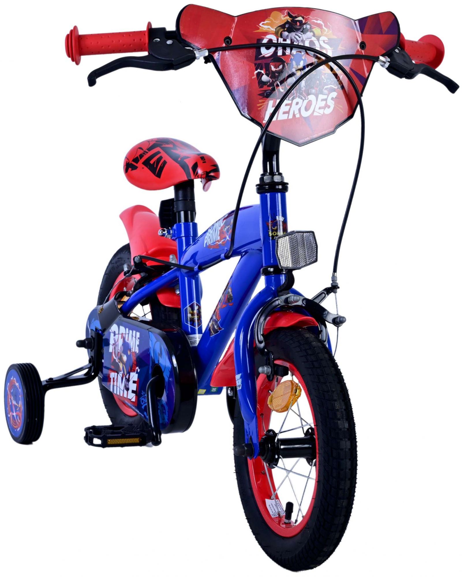 Kinderfahrrad Sonic für Jungen 12 Zoll Kinderrad in Blau Rot Fahrrad