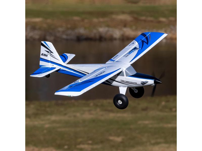 E-flite Motorflugzeug UMX Turbo Timber Evolution 698 mm BNF Kompaktes STOL Flugmodell mit Spektrum Technik