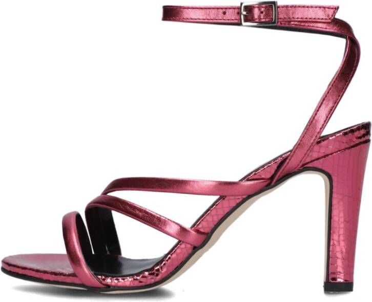 Metallica Metalli Sandalen Dames Roze