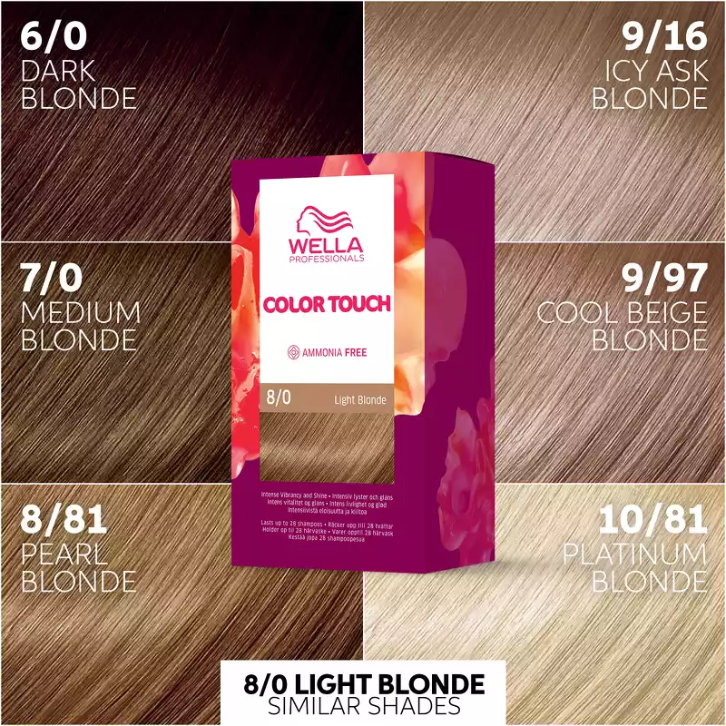 Wella Professionals Color Touch Pure Naturals - 8/0 Light Blonde