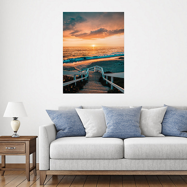 Affiche ponton plage Dada Art l.60 x H.80 cm