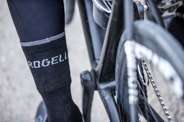 Rogelli Merino Wool Vinterstrømper, Black