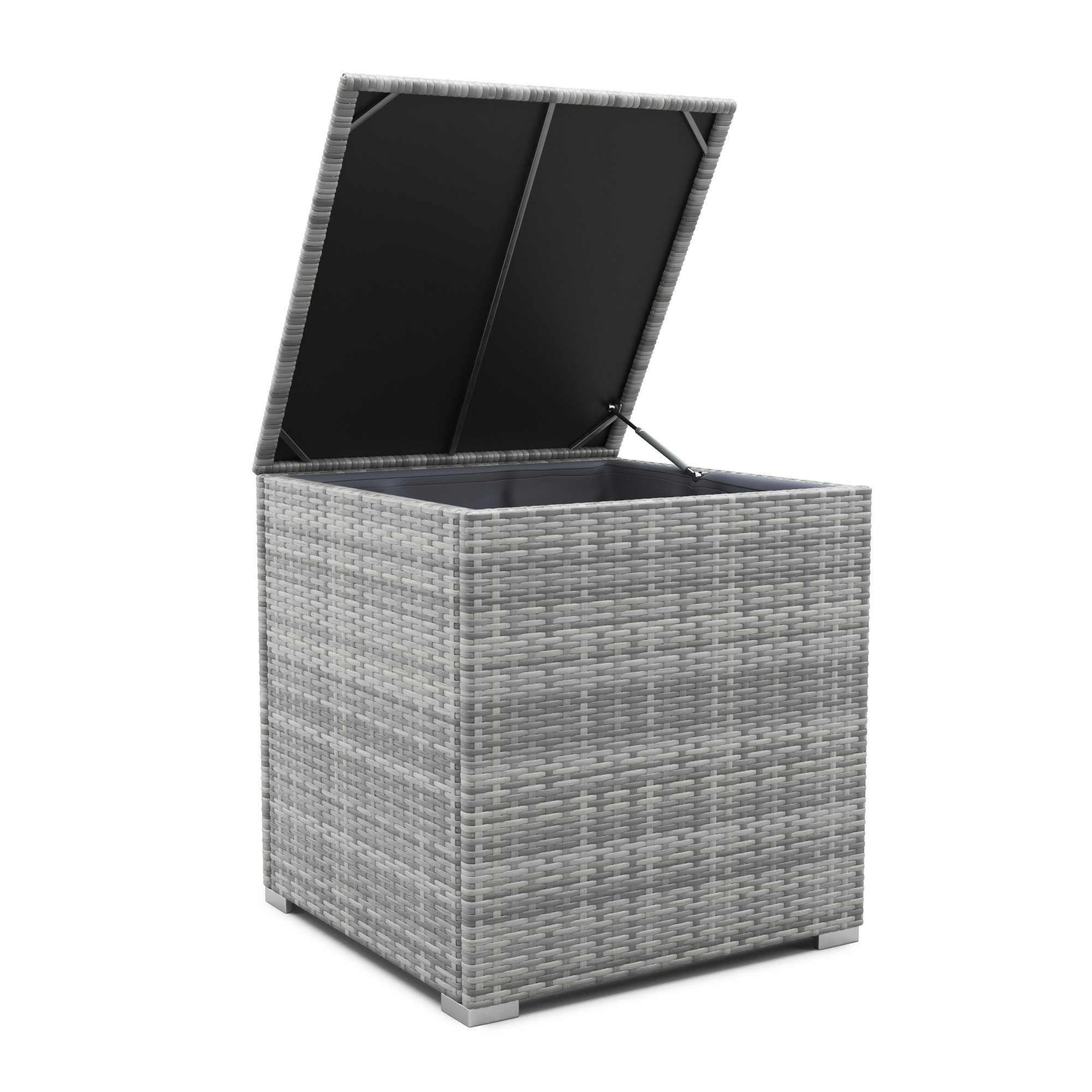 Rattanlounge SAN MARINO grau/beige