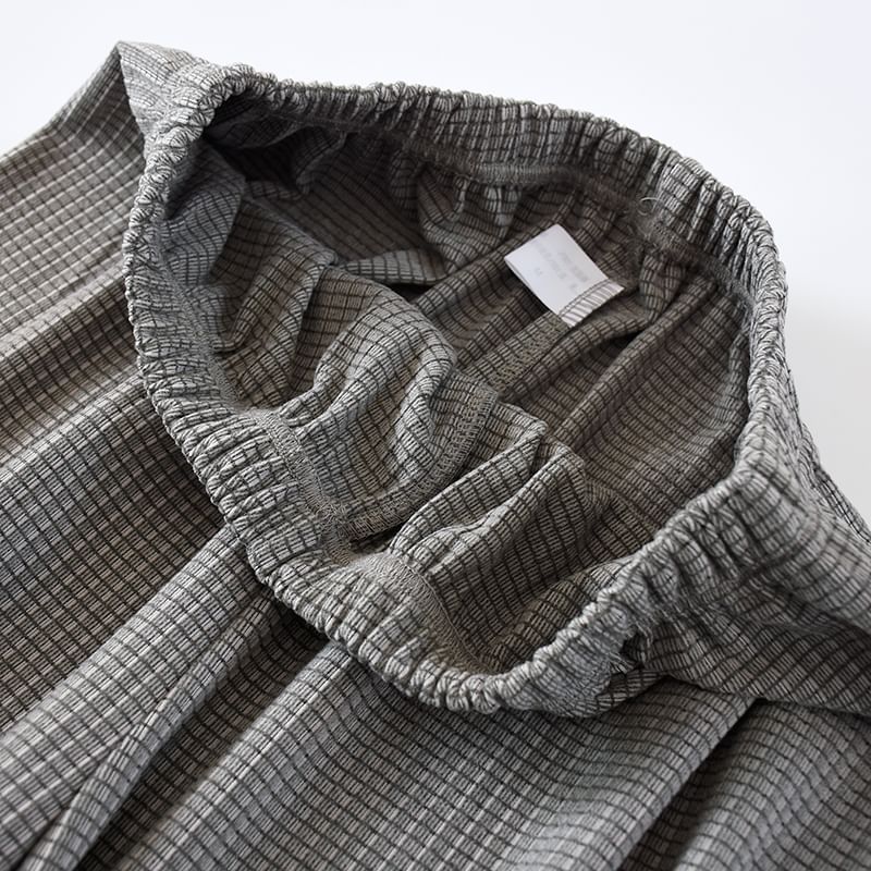 Dogini - Pyjamaset: geruit overhemd + broek