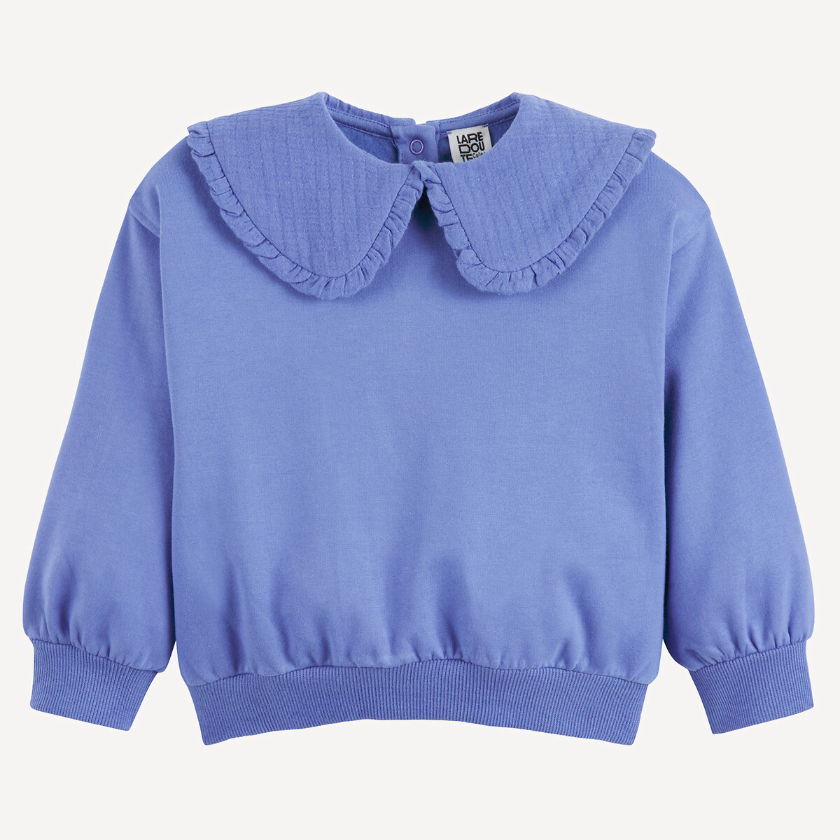COLEÇÕES LA REDOUTE<br>Suéter com gola Claudine em fleece