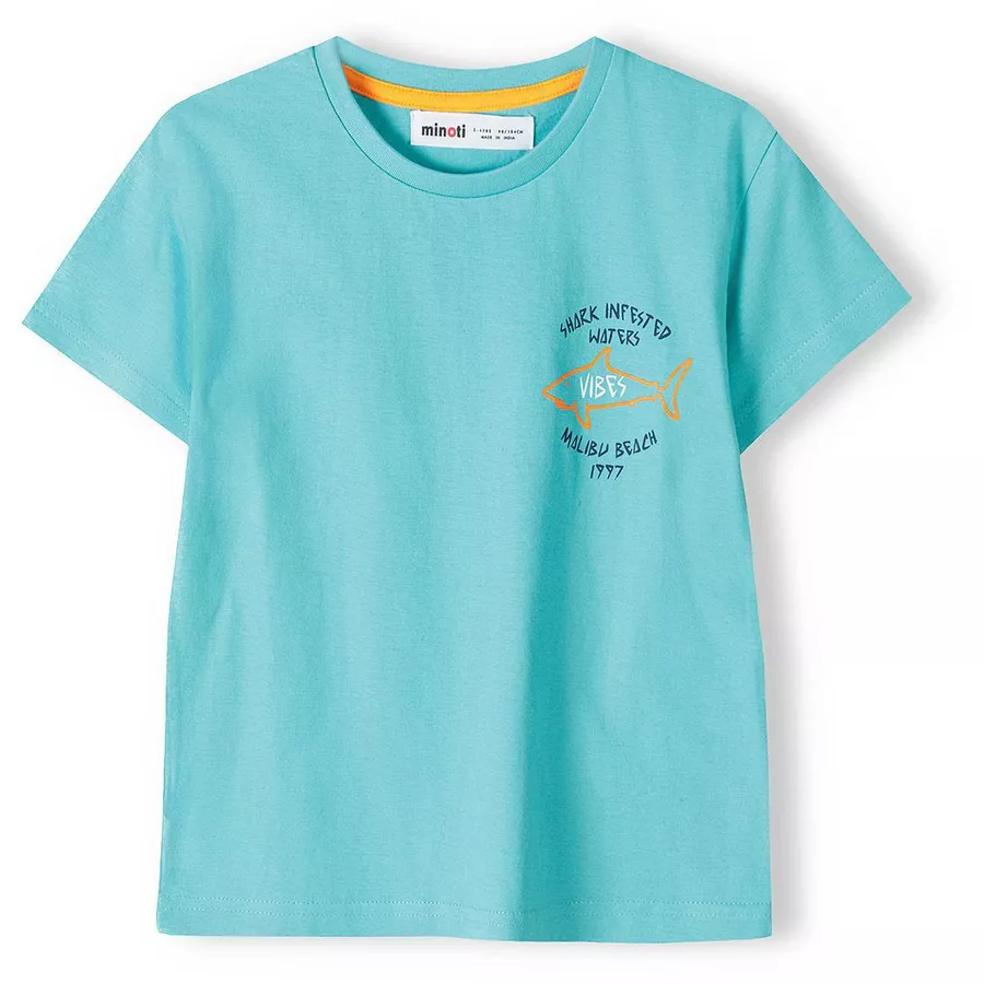 MINOTI 3er-Pack T-Shirts WeißAquamarinOrange