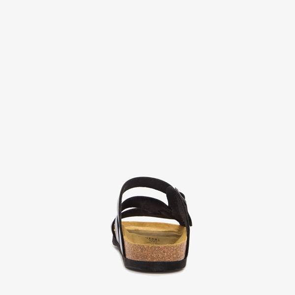 Hush Puppies dames bio slippers grijs met print