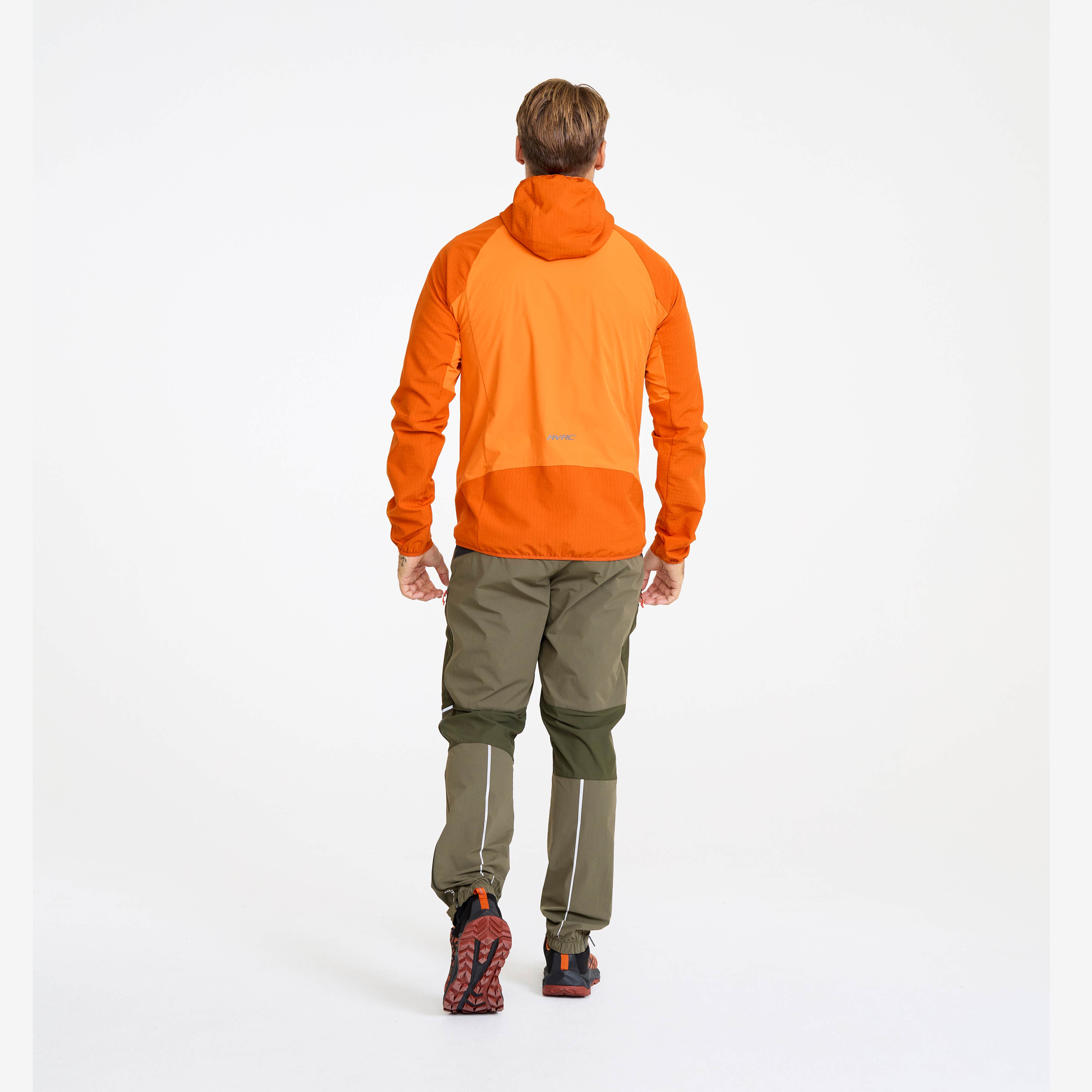 Distance Pro Wind Jacket Herre Hawaiian Sunset/Russet Orange