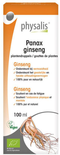 Physalis Panax Ginseng Gouttes De Plantes Bio 100ml