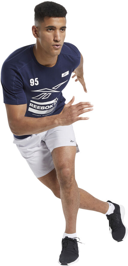 Reebok Speedwick Graphic Move Tshirt Blå