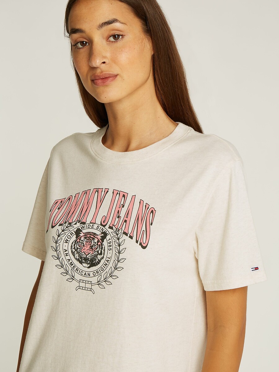 TOMMY JEANS<br>Camiseta de manga curta estampada