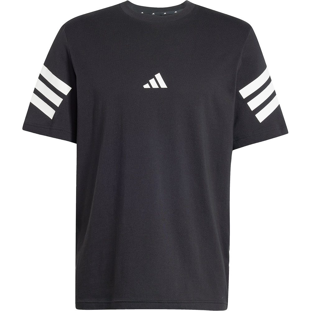adidas Future Icons 3-Streifen T-Shirt Herren schwarz