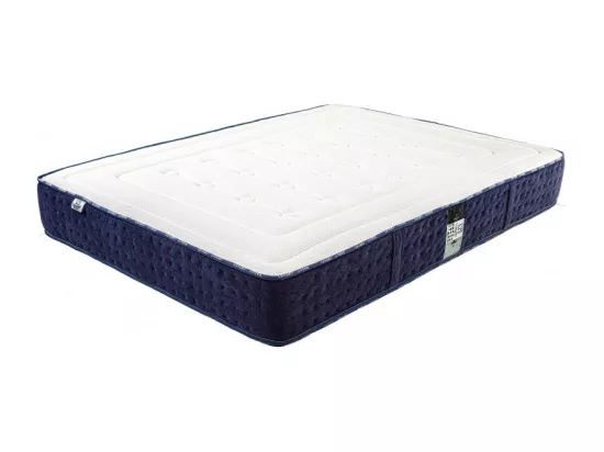 Matelas Nuage (24cm), mi-ferme, mousse haute densité, indépendance du couchage, face été/hiver, 160x200cm