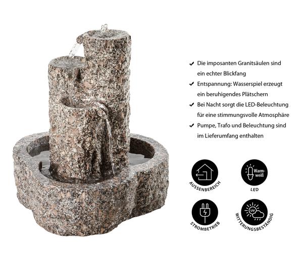Dehner Granit-Gartenbrunnen Heidelberg, ca.