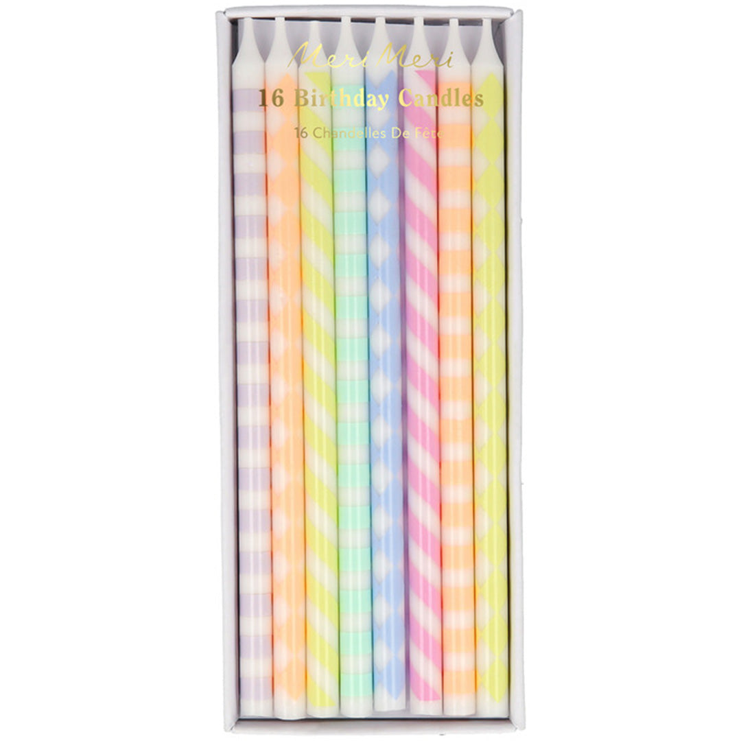 meri meri tafelkaarsen patroon - pastel - 16st