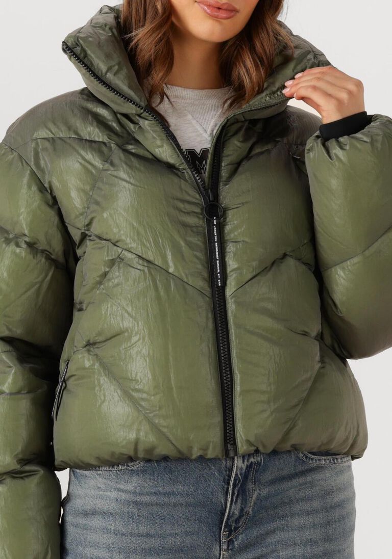 groene krakatau gewatteerde jas qw531