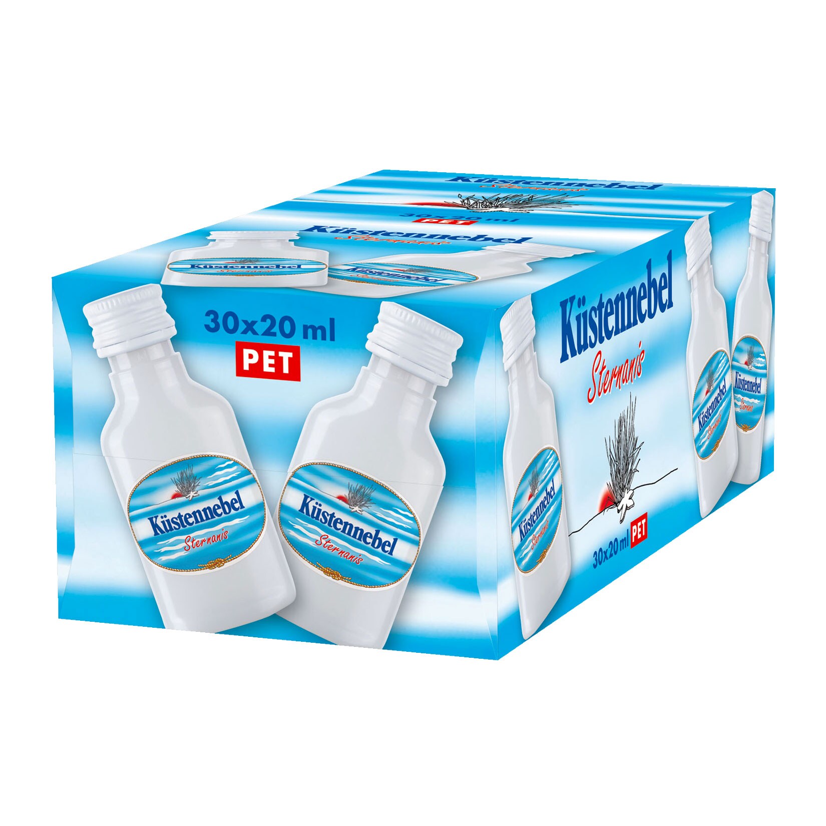 Küstennebel PET-Flasche 21,8% vol 0,02 Liter, 30er Pack