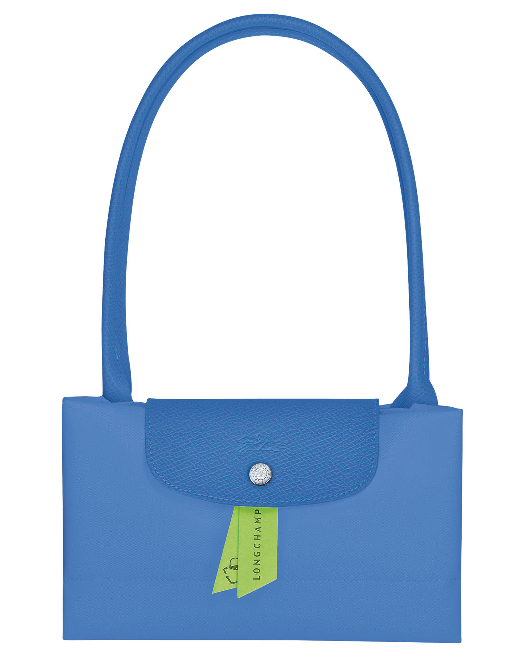 Longchamp| Damen Schultertasche LE PILAGE GREEN NYLON SHOULDER BAG L