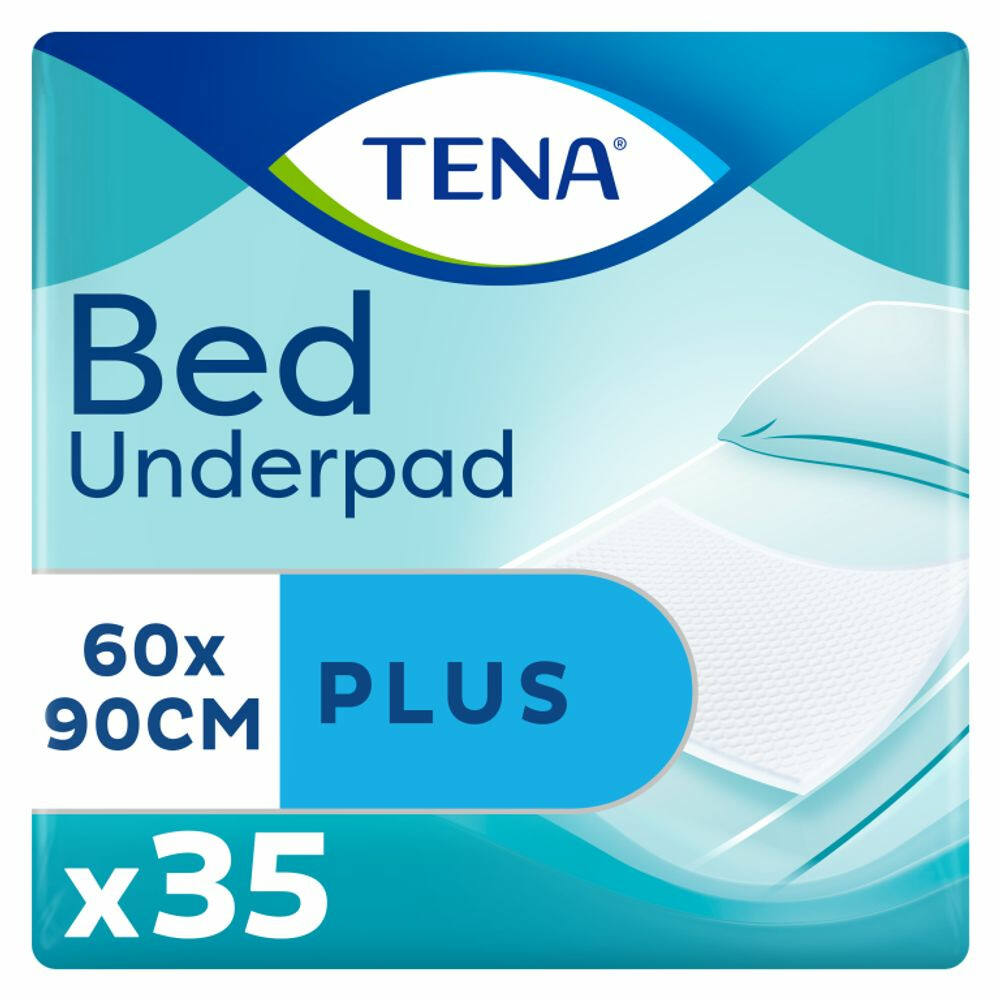 2x TENA Bed Onderlegger Plus 60 x 90 cm35 stuks